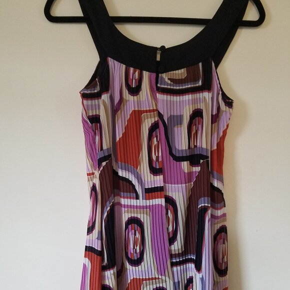 Eyeshadow retro pleated dress sz S - Picture 6 of 7